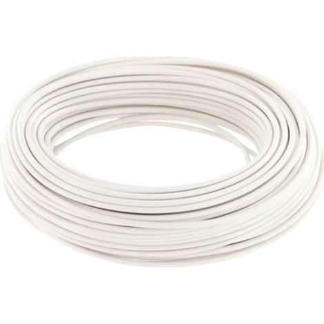 econ connect KD05WS10 Fil de câblage 1 x 0.2 mm² blanc 10 m