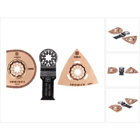 FEIN Starlock paquete combinado de hojas de sierra para suelos y baños - 35222967070 (1/5)
