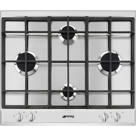 Smeg P260XGH piano cottura Acciaio inossidabile Da incasso Gas 4 Fornello(i) (1/4)