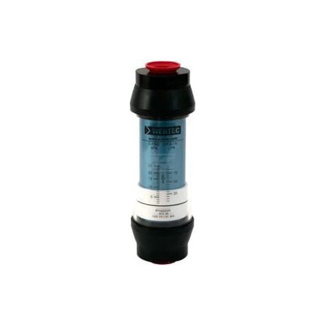 Flussometro 10-75 l/m 1" WEBTEC FTWPB4A6HV20