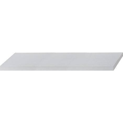 Mensole da parete Tamburate in Legno MDF Set 4 Mensole per la Casa Colore Bianco 150 Centimetri