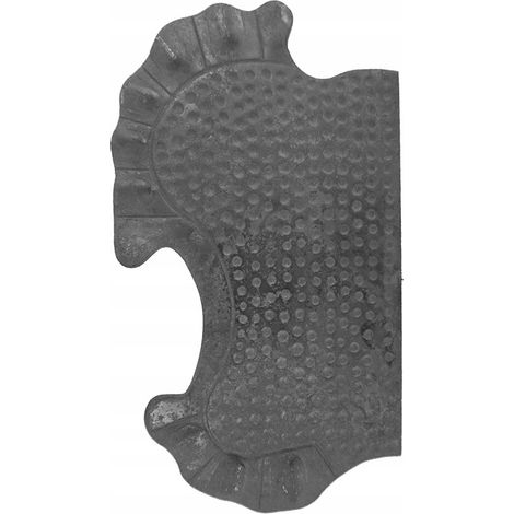 Piastra sinistra SENZA fori, elementi forgiati 63.104 H290XL160 3MM