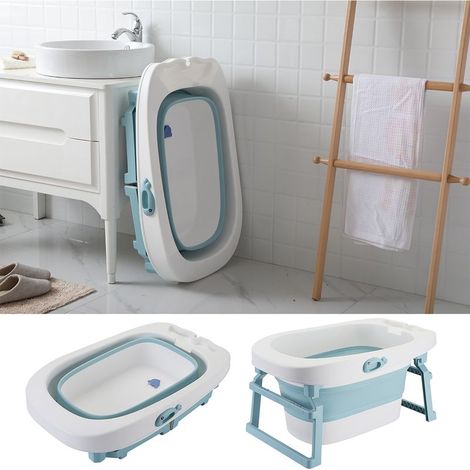 3 en 1 Baignoire Pliable pour Enfant 85.355.543.7CM (1/5)