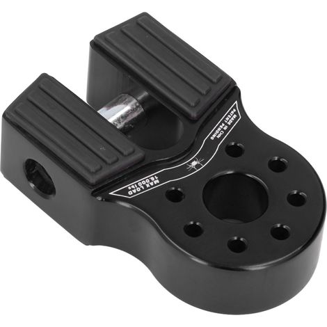 Poulie Treuil Fixation 16000lb avec Protection Caoutchouc Aluminium Universel pour UTV SUV Pickup Noir (1/5)