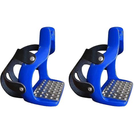 étriers d'équitation, étriers de selle, selle de protection professionnelle en aluminium pour l'équitation anglaise (1/5)
