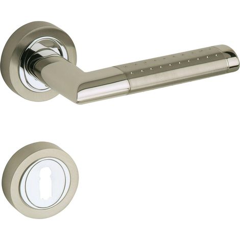 ZT-Rosetten-Garnitur Adonis BB 8 mm, Edelstahl, mit HF