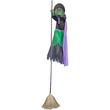 Hexenbesen bewegungsaktiviert Halloween Animatronic Suno (1/5)