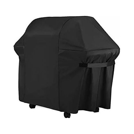 Grillabdeckung, Grillabdeckung, UV- und farbbeständige Gasgrillabdeckung, schwarze Grillabdeckung für den Außenbereich(145 x 61 x 117 cm)-210D Schwarz (1/5)