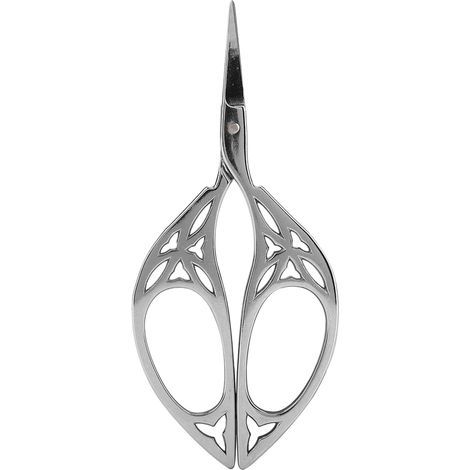 Ciseaux de couture vintage en acier inoxydable, outil classique de coupe DIY pour artisanat (3) (1/5)