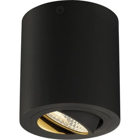 Plafonnier intérieur TRILEDO simple rond noir LED 81W 3000K - SLV - 113930 (1/5)
