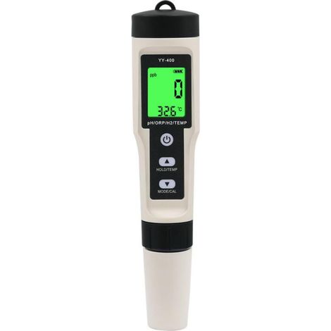 Lápiz medidor de calidad del agua YY-400 4 en 1: Mide el contenido de iones de hidrógeno, con retroiluminación. (1/5)