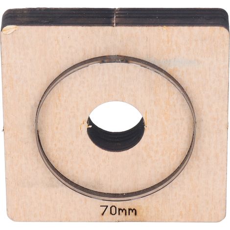 Matrice de découpe pour cuir, poinçon rond, outil de découpe et de modelage, diamètre 70 mm, pour papier et caoutchouc. (1/5)