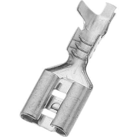 Cosse faston RS PRO, 20 14 AWG, Non-isolé ( Prix pour Sachet de 100 )