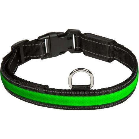 Collier lumineux RGB Light - Eyenimal - 3 couleurs (rouge / vert / bleu) Désignation : Collier taille L Eyenimal 100-479 (1/3)