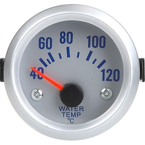 Wassertemperaturanzeige mit Sensor für Autos, 2" (52 mm), 40–120 °C, blaues Licht