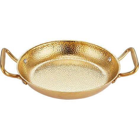 Doppelgriff-Kochpfanne, heiße Pfanne, Edelstahl-Haushaltspfanne, Haushaltsaccessoire (1/5)