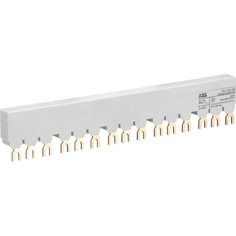 Peigne d'alimentation 100A Max pour 5 MS116/132 sans contact auxilliaire 1SAM201916R1105 ABB H440063