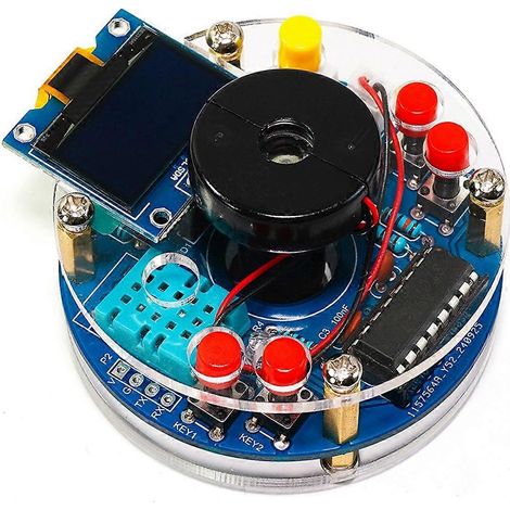 Humidificateur USB, kit de soudure électronique à monter soi-même, circuit imprimé, écran OLED (1/5)