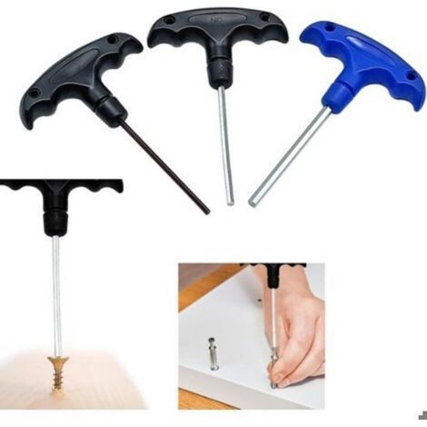 Clé À Douille Hexagonale - T 5 mm - Pour Vis Difficiles D'accès - Usage Mécanique Électronique Et Mobilier - 1 Pièce (1/5)