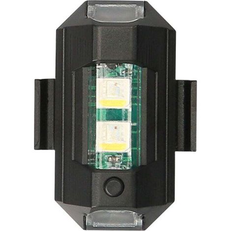 6pcs couleurs LED lumières stroboscopiques, lumières stroboscopiques pour avions, éclairage anti-collision LED lumières signal de nuit, mini lampe drone, lampe stroboscopique pour voitures, motos, vél (1/4)