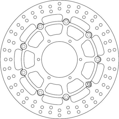 Disque de Frein Flottant HONDA - Homologué TÜV