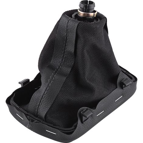 Levier de vitesse 5 vitesses avec soufflet et gaine en cuir pour Audi A3 2001-2003, kit de remplacement, noir (1/3)
