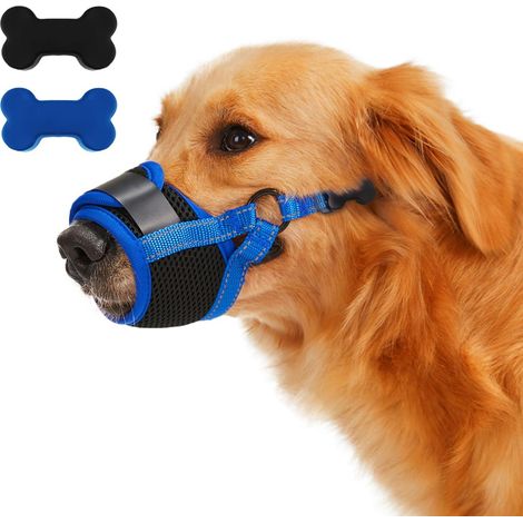 1 Protège-gueule pour chien, maille douce respirante, adapté aux grands chiens, empêche la mastication, usage vétérinaire et esthétique (1/5)