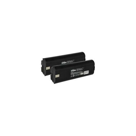 2x Batterie compatible avec Makita 6012DL, 6012DW, 6002DWK, 6010D, 6010DWK, 6012D, 6010DL, 6010DW outil électrique (2100 mAh, NiMH, 7,2 V)