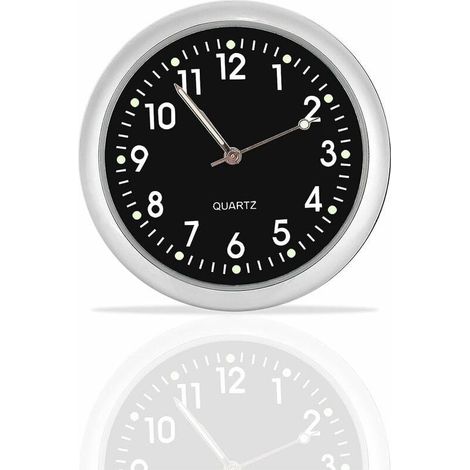 Horloge Pour Voiture - Horloge Digitale Luminosité Nocturne - Montage Sur Ventilation Ou Surface Plane - 1 Pièce (1/5)