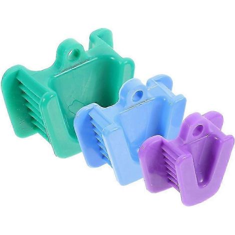 Lot de 3 blocs de morsure assortis, coussinets buccaux, outil d'ouverture des dents, accessoire buccal pédiatrique (1/4)