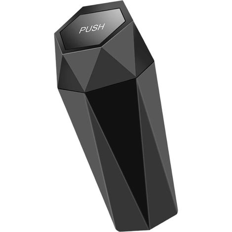 Cubo de basura automático para interiores y organizadores - Negro