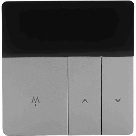 Ede Thermostat Intelligent, Thermostat Programmable avec Contrôleur de Température Numérique à écran Couleur LCD pour Centre Commercial à Domicile (Gris) (1/5)