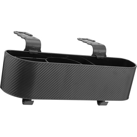 Organizador para el asiento trasero del coche con portavasos, caja de almacenamiento colgante para el respaldo del asiento con ganchos. (1/5)