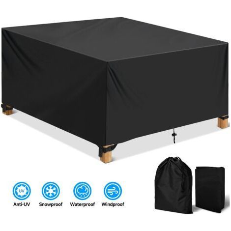 Rectangular Protective Cover for Garden Furniture, Waterproof Oxford 420D for Garden Table (1/4)