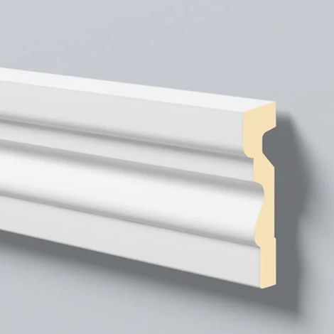 Türumrandung NMC MA11 DOMOSTYL Noel Marquet Fassadenstuck Fensterumrandung Fassadenprofil Modernes Design weiß 2 m (1/4)