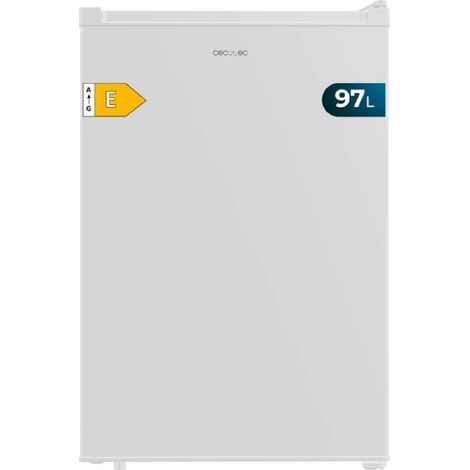 Cecotec Congélateur vertical de table 97 L Bolero CoolMarket TF 97 White, Classe énergétique E, Design compact, Porte réversible, 3 tiroirs, Dimensions 55,1 x 57,5 x 83,5 cm, Couleur White (1/4)