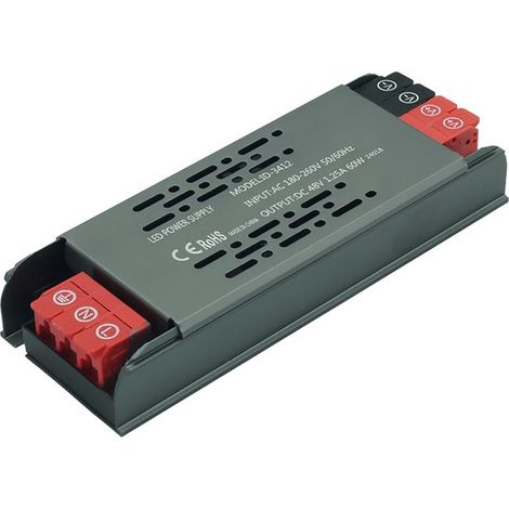 Netzteil für LED ULTRA SLIM PRO 48V DC 1,25A 60W IP20 Idealed (1/5)