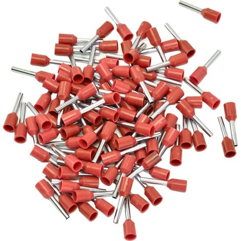 16 AWG Insulated Ferrule Crimp Terminals, End Connectors (1/5)
