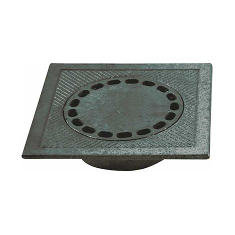 Scarico in alluminio pressofuso 20x20cm (1/2)