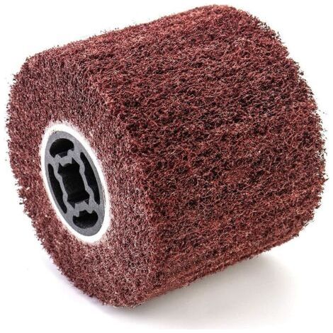 Brosse Abrasive Brosse en Fibre Synthétique pour Rénovateur Extérieur, Ø120x100x19mm, Grain 120 (1/5)