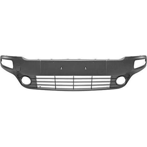 Moulure de pare-choc avant centrale noire avec trous anti-brouillards Fiat Punto Evo depuis 2009