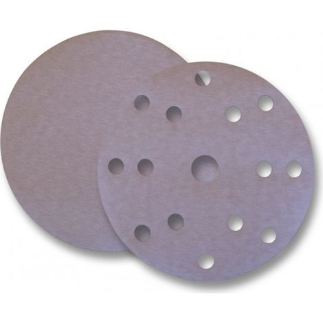SAITAC D-VEL 4V Disco con velcro abrasivo 15 Fori Diametro 150 mm 50 pezzi - Grana: 1200