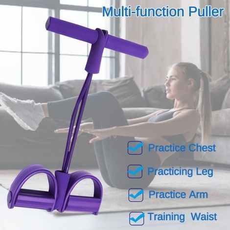 TEMPSA Bandes de Résistance Corde élastique Multifonctionnelle Sit-up Physique Gym Fitness (1/4)