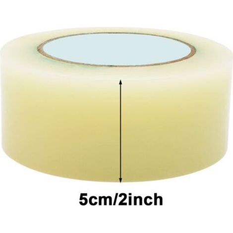Ruban de réparation pour serre, imperméable, transparent, robuste, résistant aux UV, ruban de réparation pour revêtements de bâches plastiques de serre, 5 cm x 35 m (1/4)