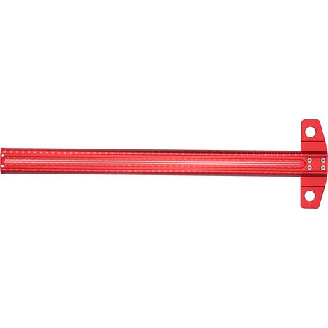 Équerre en T aluminium 500mm, règle de traçage bois amovible, outil de menuiserie et encadrement artistique, guide de dessin technique (1/5)