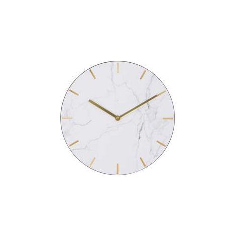 OROLOGIO MURO MARMO- - ø cm.30 - 1 pezzi XTRA