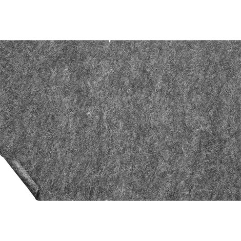 sous-Tapis Non Antidérapant, Coussin de Protection de Tapis, 122x183 cm, Épaisseur 12 mm, en Feutre Polyester, Gris, Zone de Couverture 2-3 ㎡, Coussin de Tapis Confortable, pour Tous Les Sols (1/5)