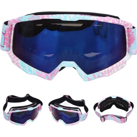 UV-beständige, winddichte Motorrad- und Fahrradbrille mit verstellbarem elastischem Kopfband für Outdoor-Sportarten. (1/5)