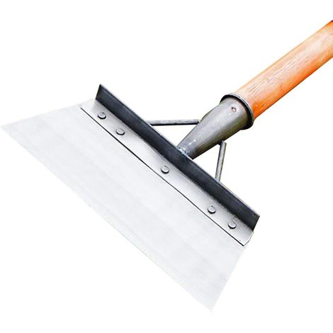 Pelle de jardin multifonctionnelle, pour enlever la glace et la neige, en acier inoxydable pour mauvaises herbes et mousses, pour le nettoyage du jardin, désherber, plantes, agriculture (27 cm)
