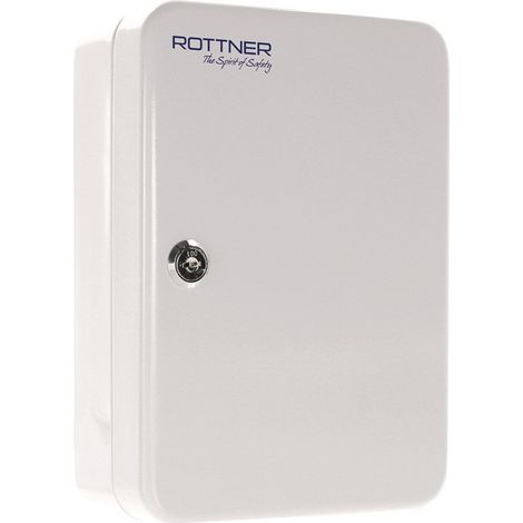 Boîte à clés SK 10 H250xL180xP85mm gris clair STA Anz.Hak.20 ROTTNER